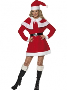 Dameskostuum Kerstvrouw Fleece