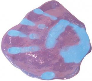 Van kleur veranderende silly putty - reageert op temperatuur